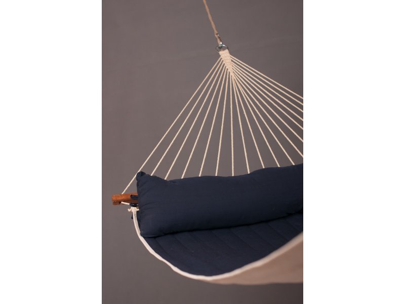 Υφασματινη Αιώρα με Ξυλο Alabama Navy Blue 