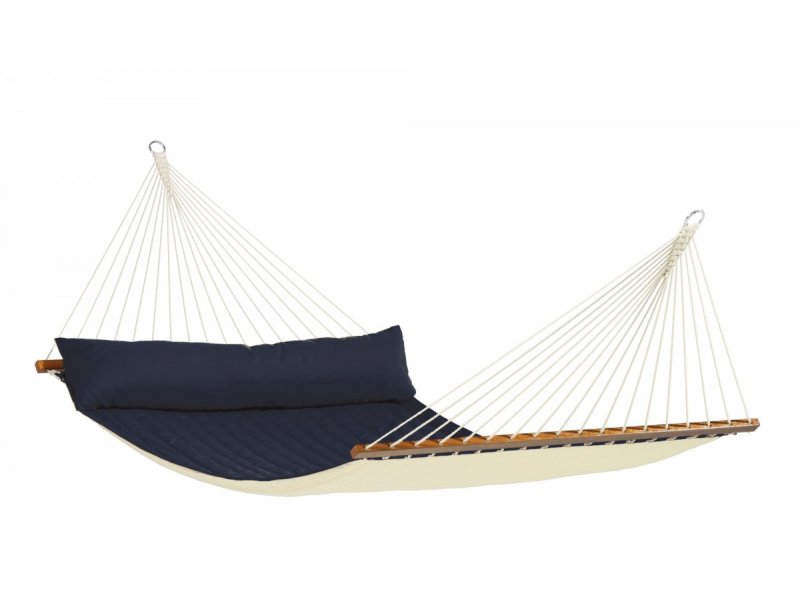 Υφασματινη Αιώρα με Ξυλο Alabama Navy Blue 