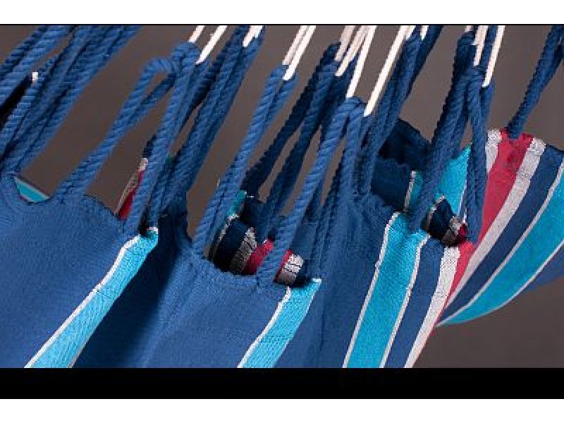 Αιώρα Κολομβιανή διπλή Curramberra (Blueberry )- Σχοινία