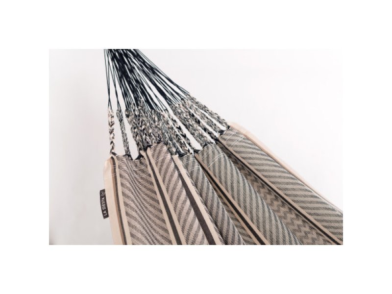 Οικογενειακή Αιώρα Flora Zebra Organic σε ασπρο μαυρο ψαρακόκκαλο