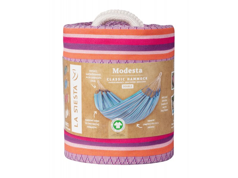 Συσκευασία διπλή αιώρα Modesta Flamingo χειροποιητη Κολομβια