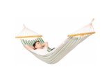 Cotton Single Spreader Bar Hammock Sunrise Green 