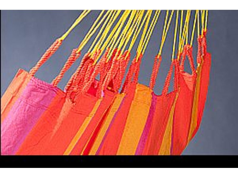 Αιώρα Κολομβιανα διπλή αποχρώσεις πορτοκαλί ( Sonrisa)