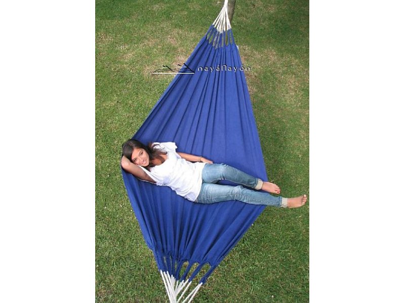 Αιώρα ύφασμα βαμβακερή μονή ή διπλή Naya La Chagra μπλε  