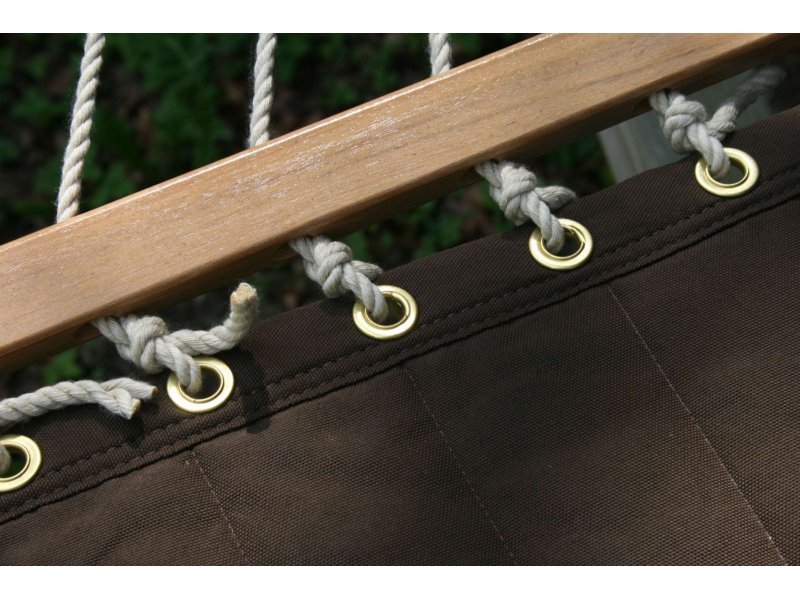 Αιωρα με ξυλο Οικογενειακη MacaMex California Terra καφε μερια 