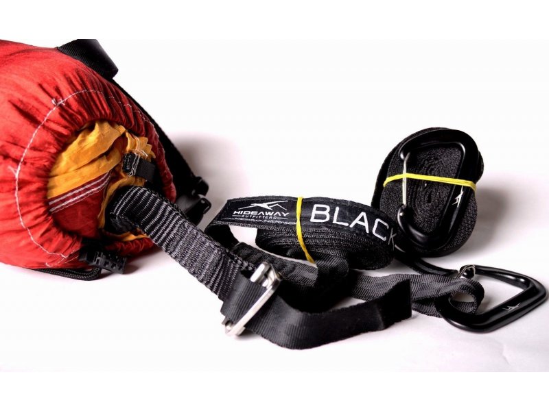 Αιώρα Αλεξιπτωτου Hideaway Outfitters Camper Red/ Yellow ιμαντες και carabiners