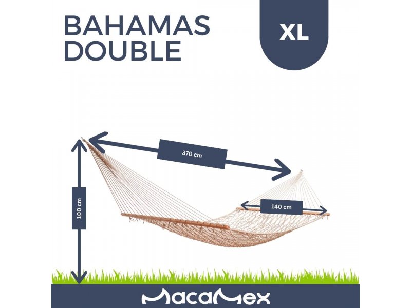 MacaMex Bahamas Διπλή Spreader Bar Ecru αδιάβροχη