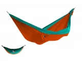 ΤΤΤΜ Naylon Parachute Silk Hammock Double ORANGE/TURQUOISE