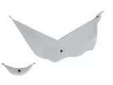 TTTM Single White Parachute Silk Travel Camping Hammock