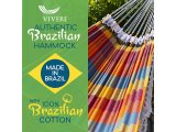 Αιώρα Κλασικη Βαμβακερή από  Βραζιλία Carnival Deluxe πολύχρωμη