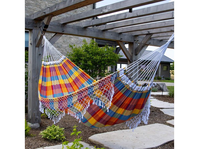 Βραζιλιανικη αιώρα 100% βαμβακερή Κροσια Vivere Carnival Deluxe