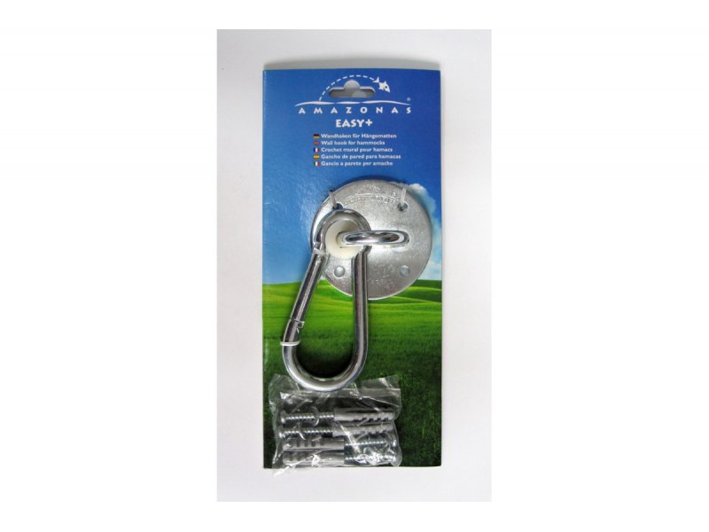 Σύστημα Στήριξης Αιώρας σε Τοιχο με Ούπα και Καραμπίνερ