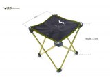 Σκαμπό Πτυσσόμενο Μεταλλικό DD Camping Stool 