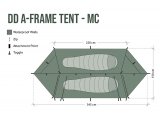 Measurements DD A-Frame Tent  MC Tarp Tent 