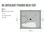 DD SuperLight Pyramid Mesh Tent