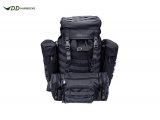 Σακίδιο Πλάτης Bushcraft DD Bergen Rucksack 55L Black Molle