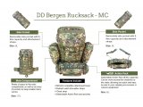 Σακίδιο Πλάτης DD Bergen Rucksack 55L MC Camo Molle System
