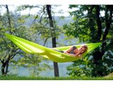 Parachute Silk Hammock Silk Travel Set Single Lime 