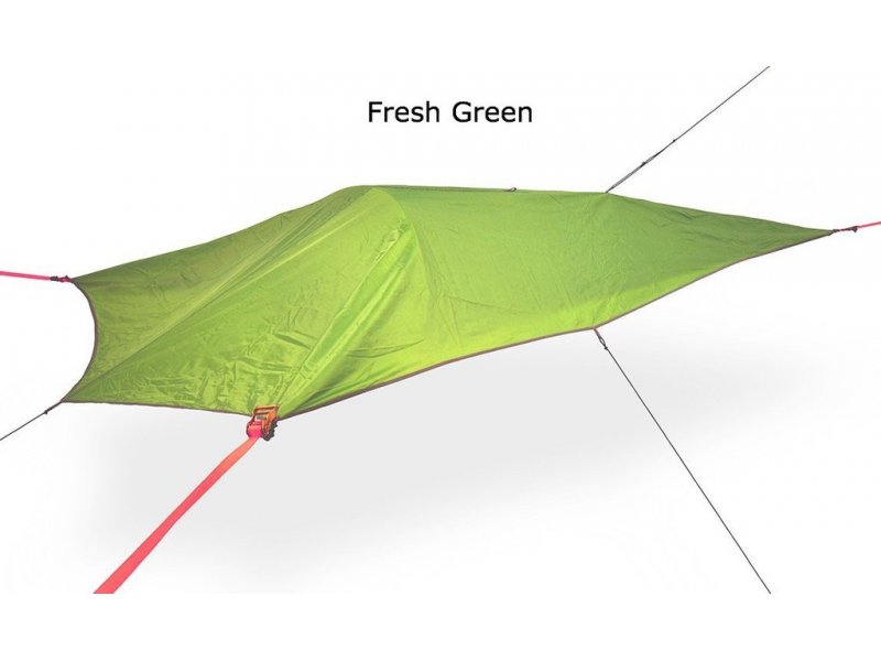 Σκηνή αιώρα Tentsile Una για ενα ατομο με πορτοκαλί αδιαβροχο κάλλυμα 